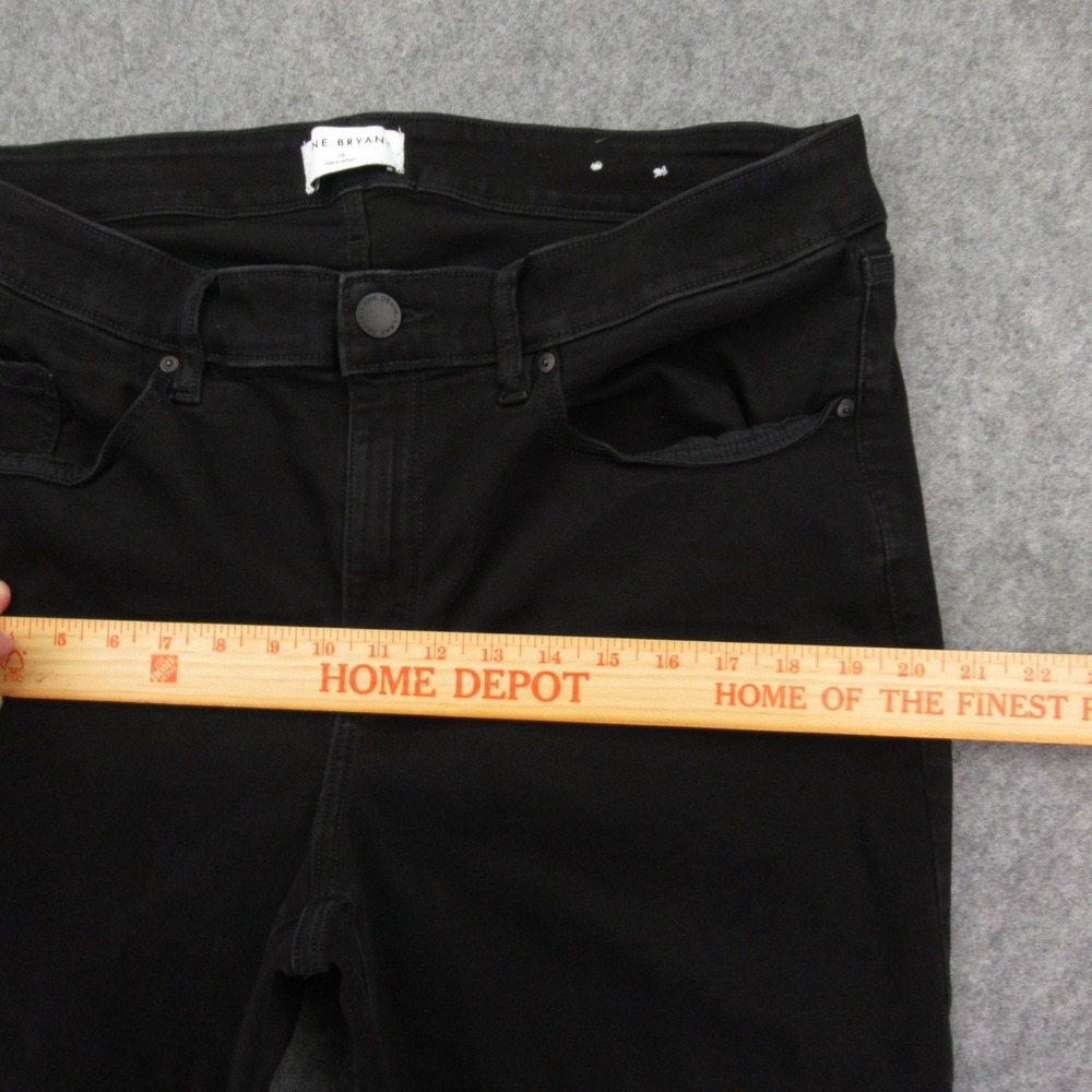 Lane Bryant Women's Black Skinny Mid-Rise Stretch‎ Jeans 18 - Picture 5 of 14